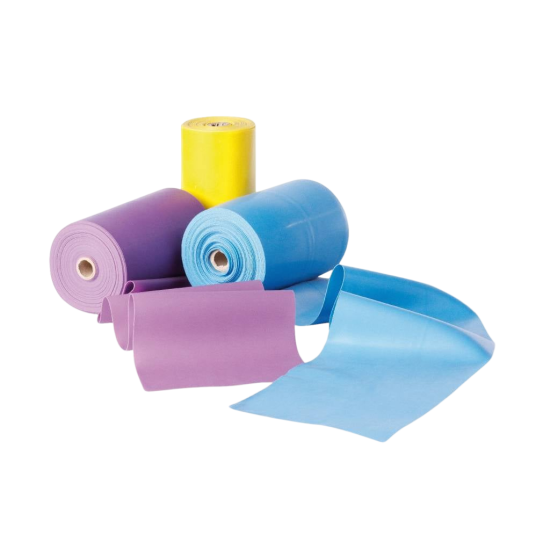 De LMX1115 Flex band van 12m is ideaal voor groepslessen, beschikbaar in 3 weerstanden: licht, medium, en zwaar. Geschikt voor commercieel gebruik.