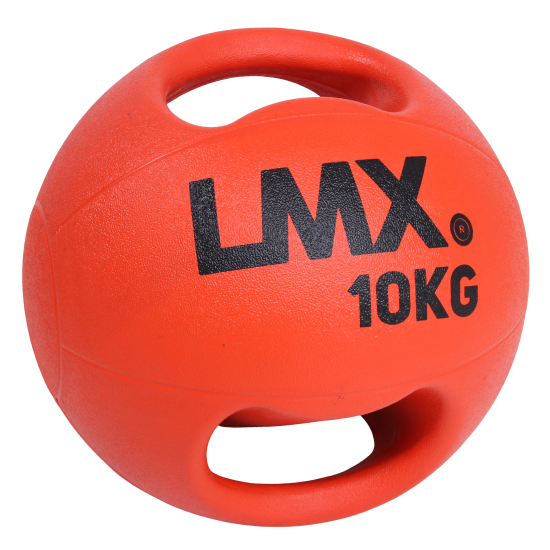 LMX.® Double handle medicine ball 6-10kg - Functionele training Ergonomische LMX.® Double handle medicine ball van hoge kwaliteit rubber, perfect voor functionele training en fysiotherapie.