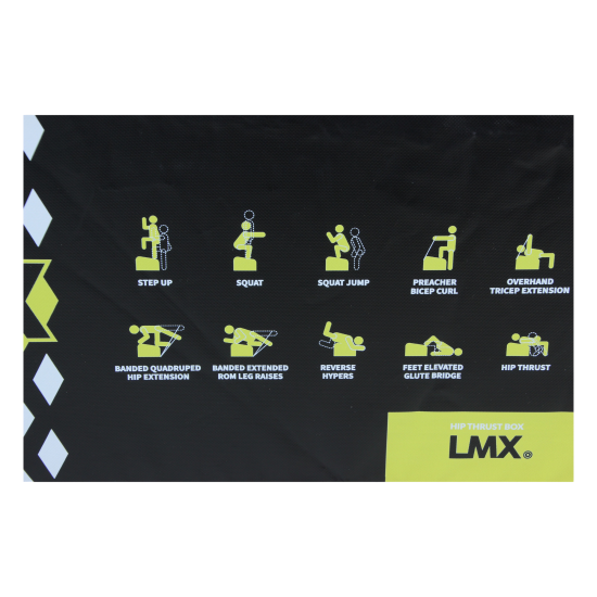 De LMX1265 LMX.® Hip Thrust Box is ideaal voor een full body workout met meer dan 30 oefeningen. Comfortabel, stabiel en veilig in gebruik.