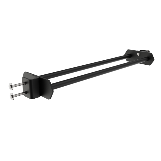 Crossmaxx® XL 110cm Ball shelf maakt opslag van fitnessballen eenvoudig. Duurzaam en modulair ontwerp voor optimale functionaliteit. Perfect voor Crossmaxx® Rig systemen.