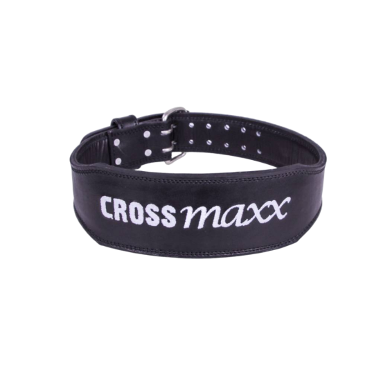 De LMX1810 Crossmaxx® weightlifting belt biedt perfecte ondersteuning met padding, flexibel leer en diverse maten. Ideaal voor gewichtheffen.