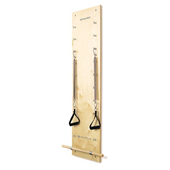 Merrithew Spring Wall – Compact Pilates-apparaat voor thuis en studio Merrithew Spring Wall – Wandmodel Pilates-trainingsstation
