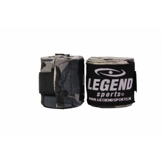 Bandages 2,5M Legend Premium  diverse kleuren - Kleuren: Camo grijs