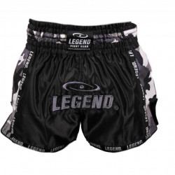 Kickboks broekje camo grijs Legend Trendy  - Maat: L