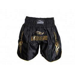 Kickboks broekje legend lang model goud - Maat: XL