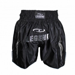 Kickboks broekje legend lang model zilver - Maat: XL