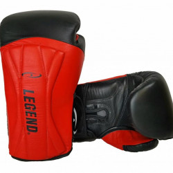 Bokshandschoenen leer Legend Power Special Rood - Maat: 10oz