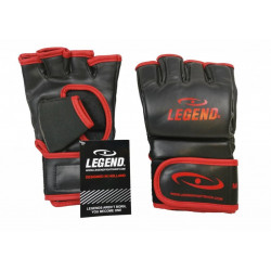 Bokszak MMA handschoenen Legend Flow zwart rood - Maat: M