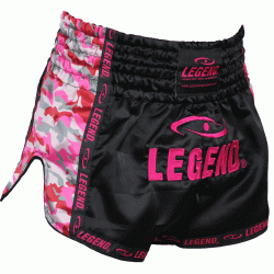 Dames Kickboks broekje Camo roze Legend Trendy  - Maat: L