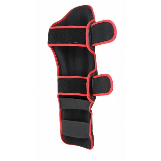 Scheenbeschermers Legend Best zwart/rood - Maat: S