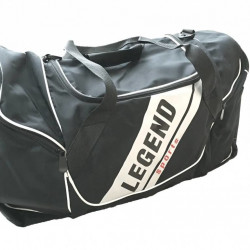 Sporttas Legend met 3 rits vakken zwart Sporttas Legend met 3 rits vakken zwart