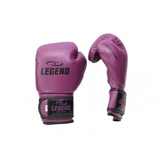 Bokshandschoenen Paars powerfit Protect - Maat: 8oz