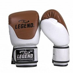 Leren Bokshandschoenen Legend Thai series Bruin - Maat: 12oz