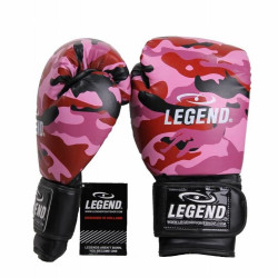 Bokshandschoenen dames Camo Roze powerfit Protect - Maat: 8oz