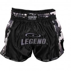 Kickboks broekje camo grijs Legend Trendy  - Maat: L