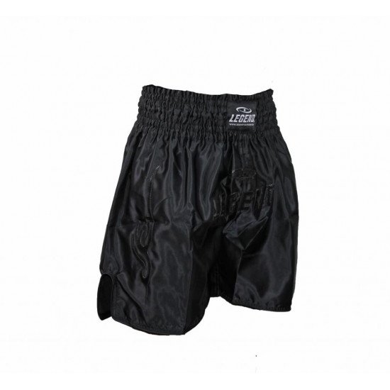 Kickboks broekje legend lang model zwart - Maat: L Kickboks broekje legend lang model zwart - Maat: L