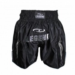 Kickboks broekje legend lang model zilver - Maat: XL