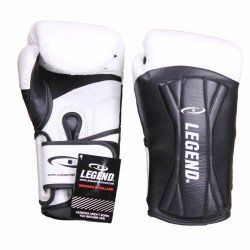 Bokshandschoenen leer Legend Power Special Wit - Maat: 14oz