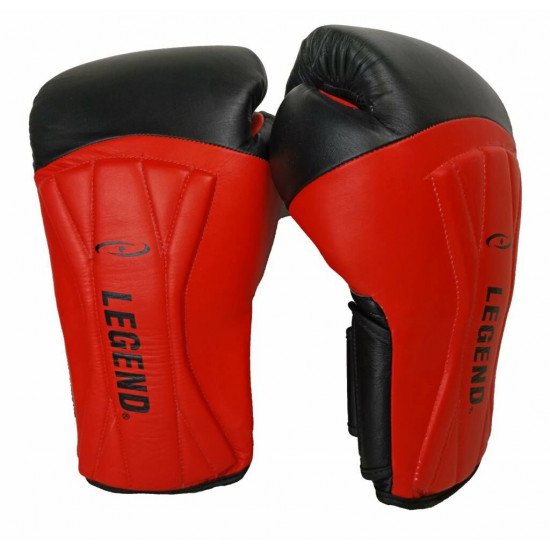Bokshandschoenen leer Legend Power Special Rood - Maat: 10oz