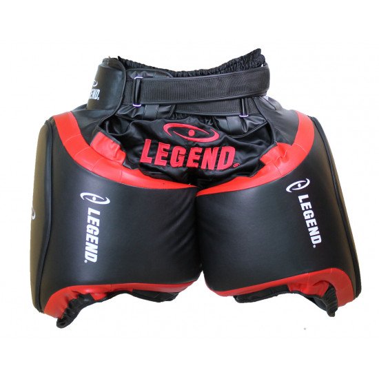 Leg Protector Black Red - Default Leg Protector Black Red - Default