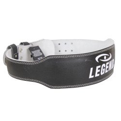 Fitness Riem zwart Leder Legend - Maat: XL