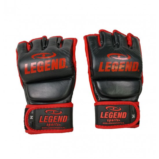 leren Bokszak - MMA Handschoenen Legend met duim - Maat: S