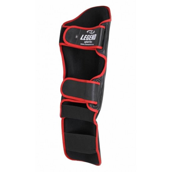 Scheenbeschermers Legend Best zwart/rood - Maat: XL