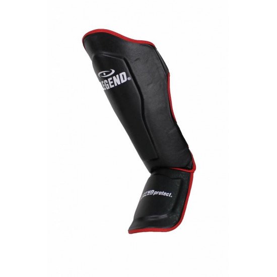 Scheenbeschermers Legend Best zwart/rood - Maat: XL