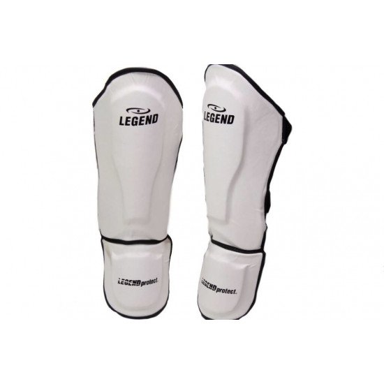 Scheenbeschermers kickboksen Legend Best Wit - Maat: XS