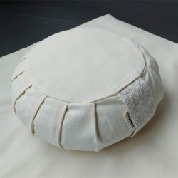 Meditatieset met  Kussen Zafu Maan Ivoor