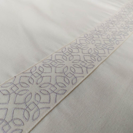 Meditatieset met  Kussen Halve Maan Ivoor