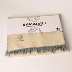 Handgemaakte katoenen yogadeken